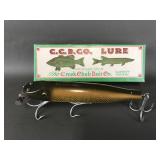 Vtg Creed Chub Pike Fishing Lure W Box