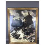 Gilt Frame The Wreck Art Print Eugene Isabey