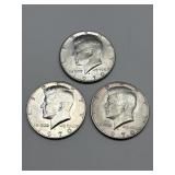 1970D 40% Silver Kennedy Half Dollars