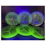 Glowing Uranium Ballerina Pattern Plates