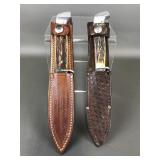 Vintage Case Fixed Blade Hunting Knives
