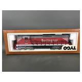 Vtg Ho Scale Tyco Burlington Locomotive Train