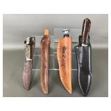 Queen cutlery co. #89 hunting knife & more