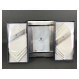 Waterford Crystal Silverplated Frame & Linen
