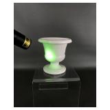 Vtg Glowing Manganese White Milk Glass