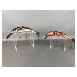 Vtg Signed Butch Lindle Jointed Fishing Lures