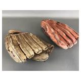 Vtg Regent & Mta Pro Baseball Right Hand Gloves