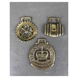 Brass Horse Medallion Queen Elizabeth Ii