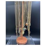 Vintage & Modern Gold Tone Necklaces w Avon