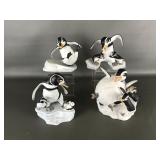 Franklin Mint Penguin's Wow!, Which Way & Whoops