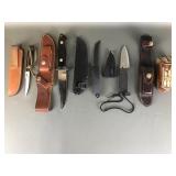 vintage Parker Custom Series fixed-blade hunting