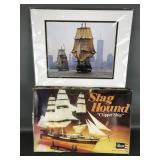Revell Stag Hound Clipper Ship Model & Art Print