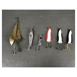 Vintage Roddy Built Metal Fishing Lure, Dardevle