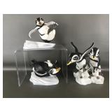 Franklin Mint Penguin's Whoops, Watch Me & Wee!
