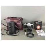 Pentax Spotmatic Camera With Takumar Lens,