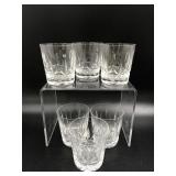 Crystal Old Fashion Drink Glasses
