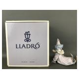 Lladro 'tired Friend' Pierrot Clown Fig., W/ Box