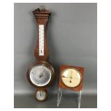 Vtg Air Guide Banjo Style Weather Station & More