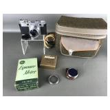 Nikon S Rangefinder Camera With 50mm F 1.4 Lens,