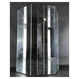 Ras Hexagonal Glass & Mirrored Display Box