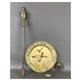 Bengamot Brass Works Lion Belt Buckle, Shoe Horn