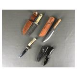 Vintage hunting knives - shulz, 'np' and more