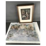 Framed Repro. Of Amazone By Georges Rouault &