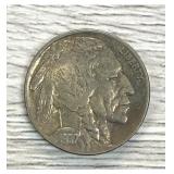 1937 Buffalo Nickel Five Cent Coin
