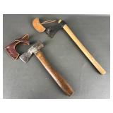 Vintage Hatchets Tomahawk? With Leather Sheaths