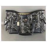 Metallic Coach Ashley Horse & Carriage Satchel