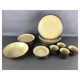 Noritake Folkstone Genuine Stoneware From Japan