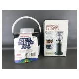 Vtg Coleman Steel Belted Jug & Greatland Lantern