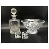 Mikasa Crystal Centerpiece Bowl & More