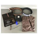 Men's Leather Belts, Fechheimer Bros Gloves & More