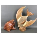 Hand Carved Wooden Figurine Signed Nassau 2004&