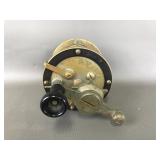 Vintage Pflueger Free Spool Brass Fishing Reel