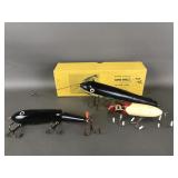 Vintage & Modern Wooden Fishing Lures