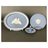 Wedgwood Pale Blue Jasperware Oval Tray & More