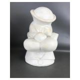 Vtg Popeye The Sailor Unpainted Bisque Bank