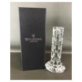 Signed Waterford Crystal Luma Candlestick Holder