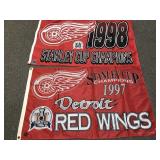 Detroit Red Wings Stanley Cup Champions Banners