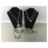 Hand-woven Beaded Jewelry, Dragonfly Earrings &