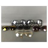 Vtg Oversized Gold-toned Glasses & More