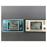 Vtg Nintendo Popeye & Donkey Kong Jr Game & Watch