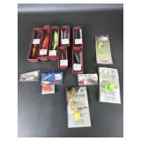 Vintage Rapala Jointed Fluorescent Lure & More