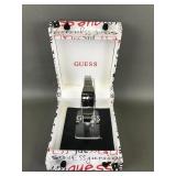 Vintage Silver Tone Guess Rectangular Ladies Watch