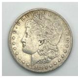1884 Morgan Silver $1 Dollar 90% Silver