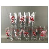 Red Wings Arby's Collectors Series Glasses