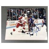 Signed Red Wings Paul Ysebaert Photograph