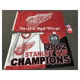 Detroit Red Wings Stanley Cup Champions Flags